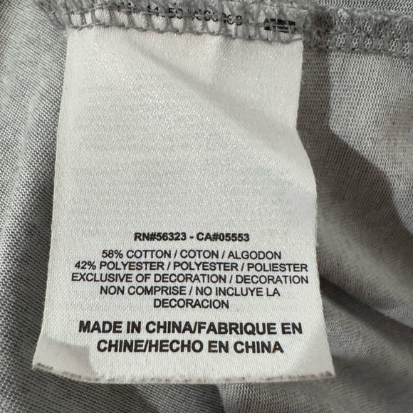 Nike Dri-Fit Men’s Large Short Sleeve T-shirt Gray Logo - Picture 7 of 8